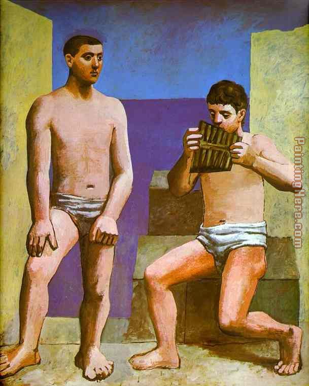 The Pipes of Pan painting - Pablo Picasso The Pipes of Pan art painting